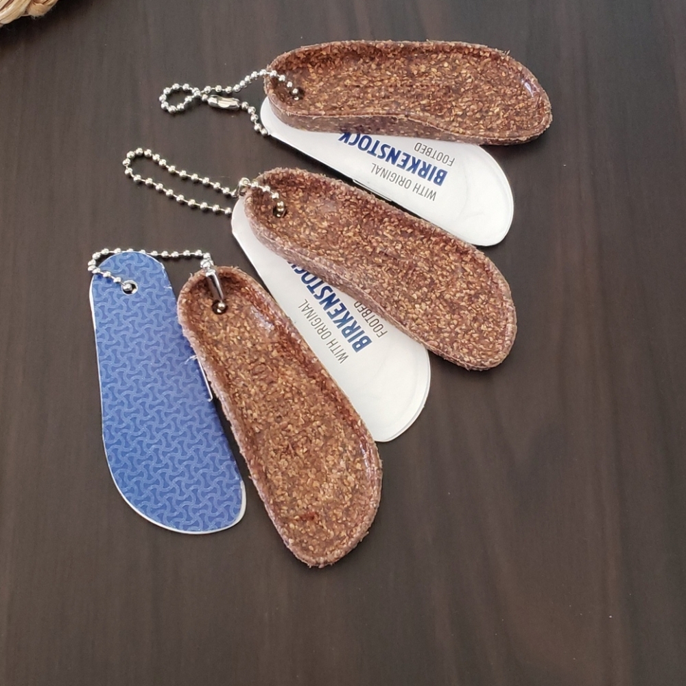 Set of 3 Birkenstock keychains!